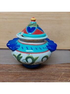 Vintage "Mediterranean Feast" Joyce Shelton Sugar Bowl